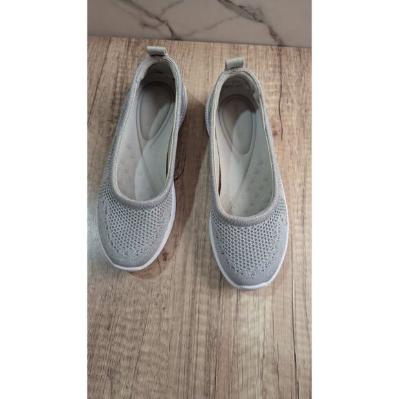 Easy Spirit Womens size 6M Glitz Skimmer Slip-On silver comfort sole walking - Picture 5 of 6